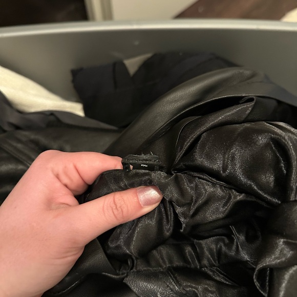 Genuine Lambskin Leather Hoodie Opium Owens Aesthetic Avant Garde L Carti - Picture 8 of 9